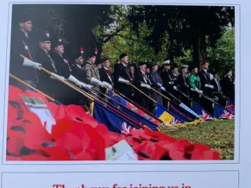 Bedworth Armistice Parade 11th November 2022