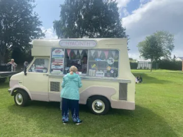 Summer fete 2023 ice cream van