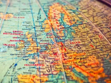 Globe, world map, map