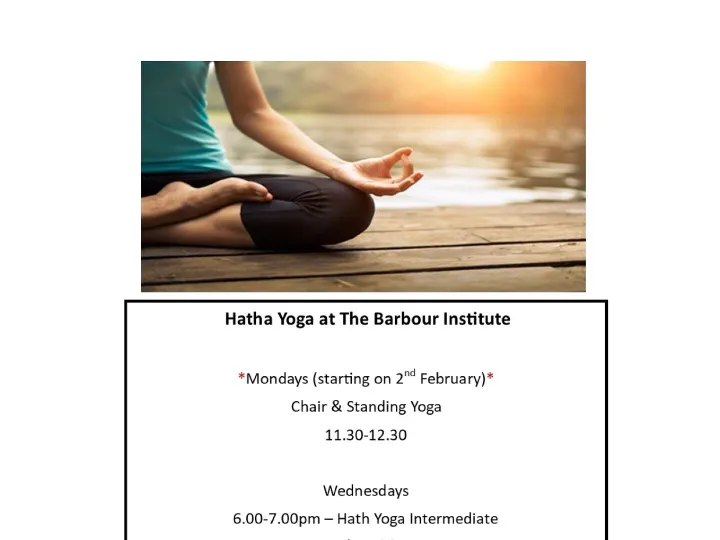 Lynn Owen Classes Jan 2026