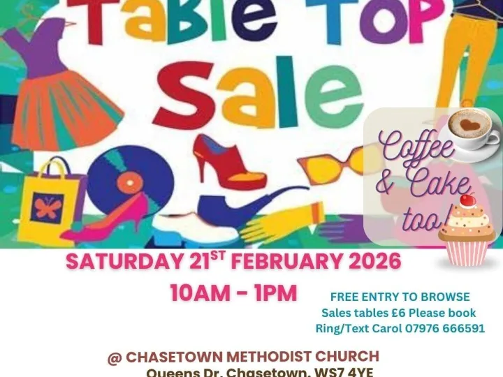 Table Top Sale