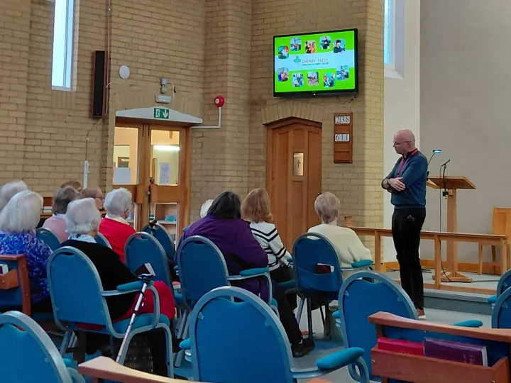 Cherry Trees Talk at Women's Fellowship