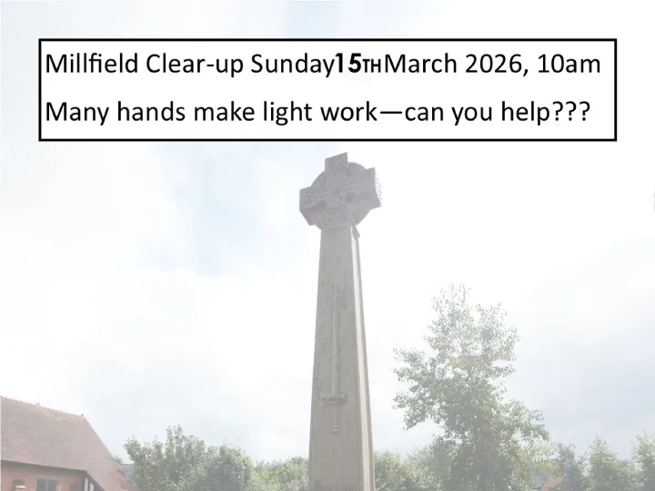 Tattenhall Online &ndash; Millfield Clear Up_v2