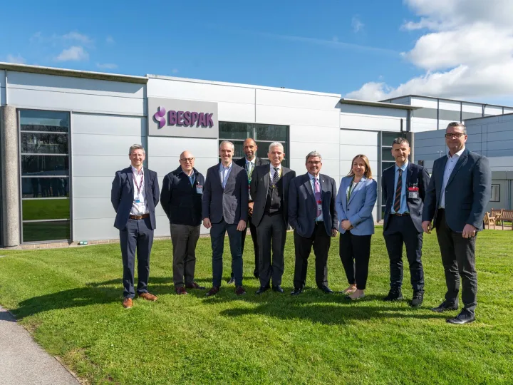 Council Dignitaries With Colleagues From Bespak