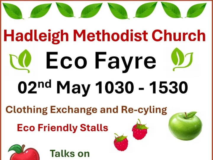 Hadleigh Eco Fayre 2nd May 2026