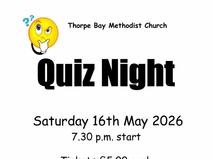 Thorpe Bay Quiz Night 16th May 2026
