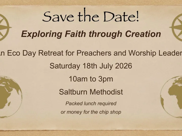 Eco Retreat Save The Date Saltburn 18.07.2026