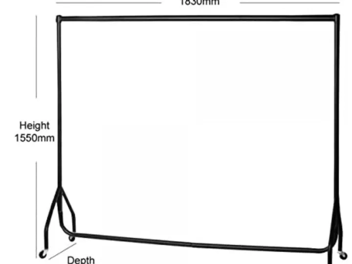 Items for sale
– Heavy Duty Clothes Rail £15