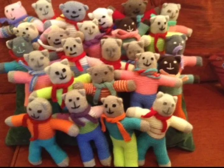 Teddy bears for Romania