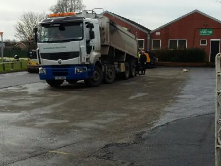 Playing Field – resurfacing work on car park