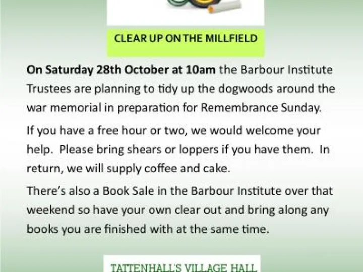 Clear Up On The Millfield (1)