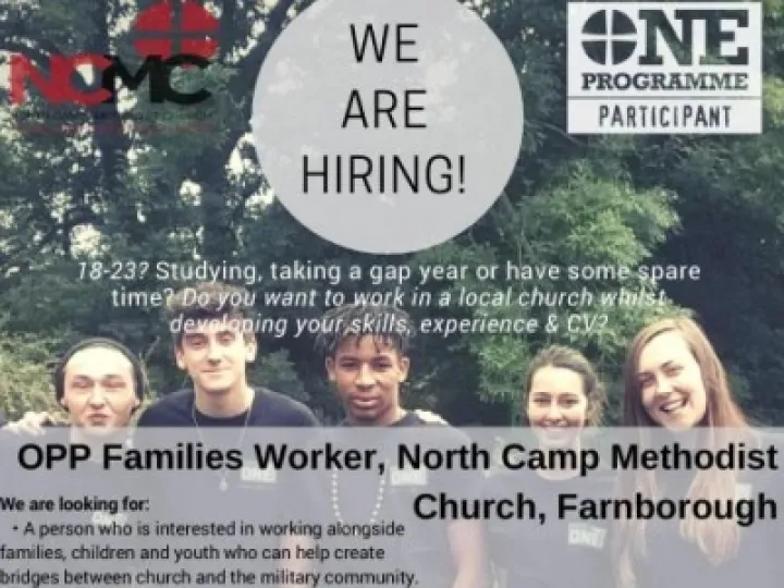 North Camp Methodist Church  Farnborough – One Programme Post available-page-001