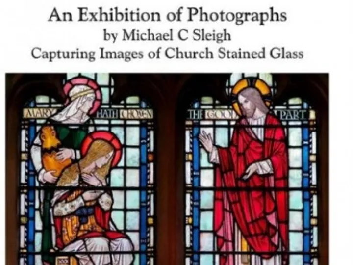 Stained glass poster