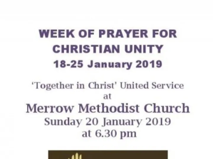 WEEK OF PRAYER FOR CHRISTIAN UNITY