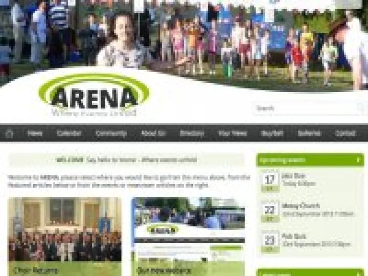 Arena Home Page