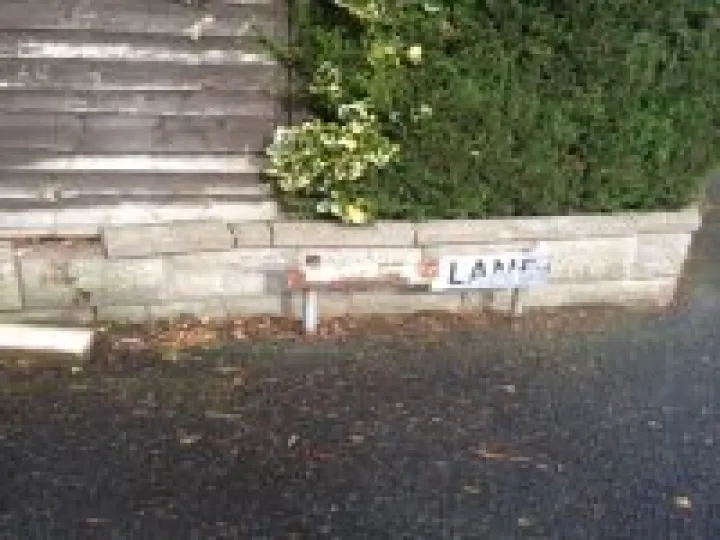 Platts Lane sign 20.10.13