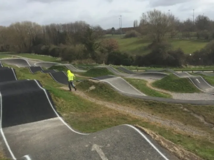 Ellesmere Port scooter track top view
