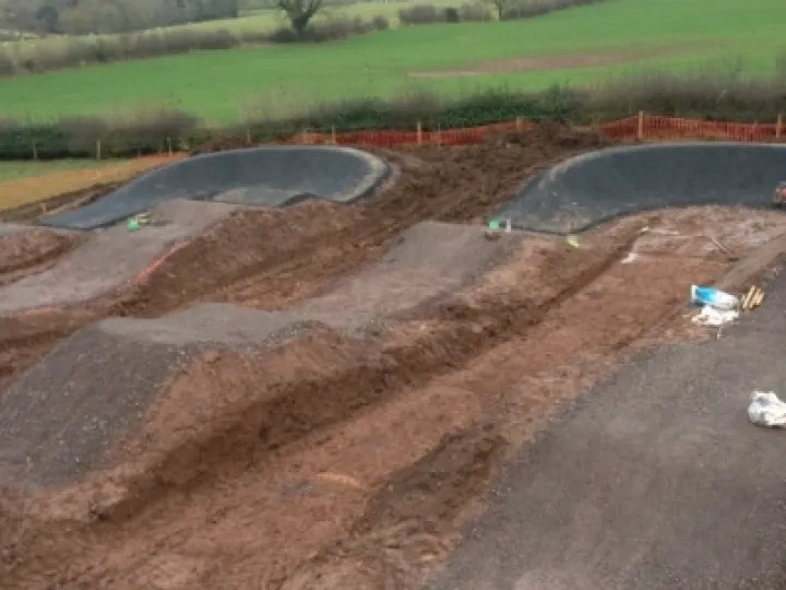 Standon Bowers Pump Track side view