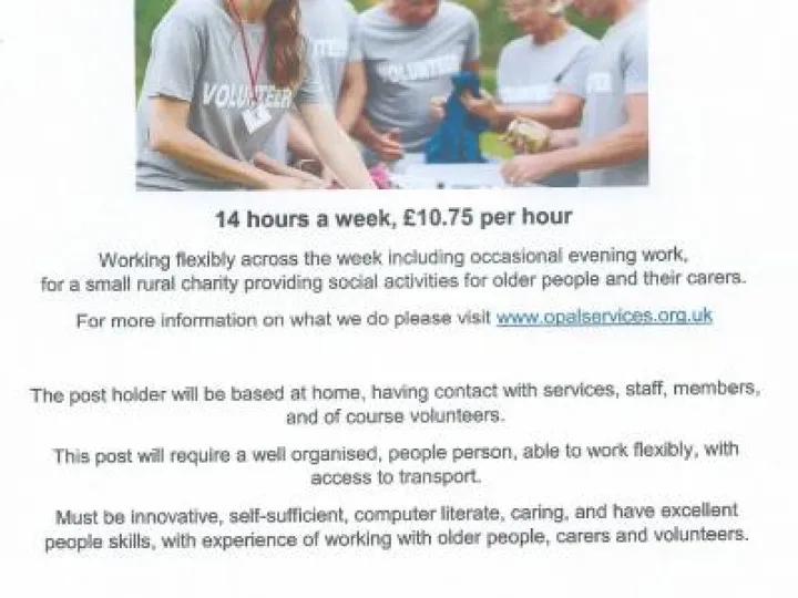 OPAL Clubs Volunteer Coordinator PhotoScan