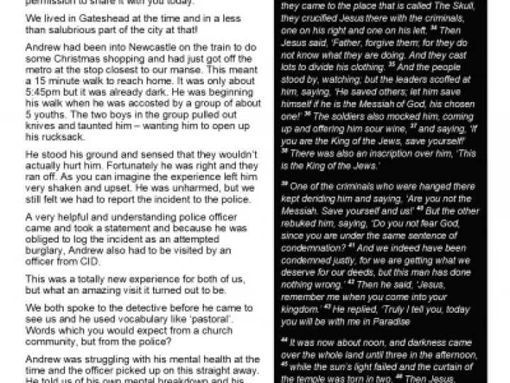 Reflection for Good Friday 2020