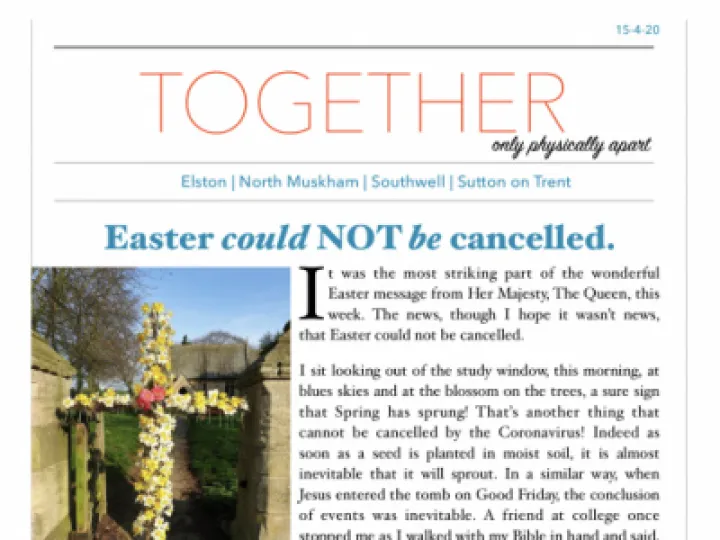 TOGETHER Newsletter 15-4-20