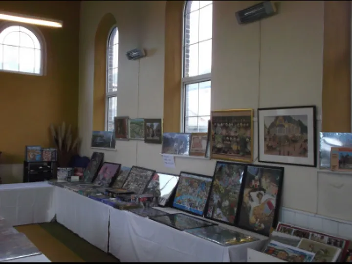Puzzles on display in the chapel 2