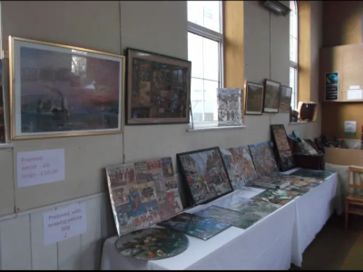 Puzzles on display in the chapel 4