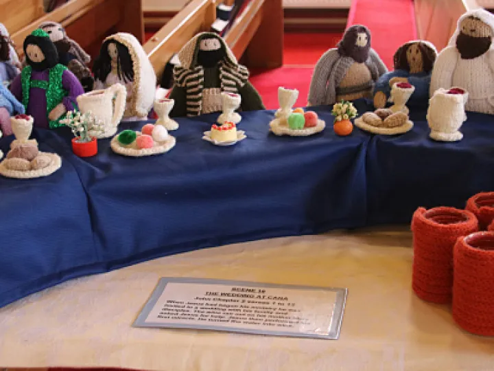 Knitted Bible Wedding at Cana--pp
