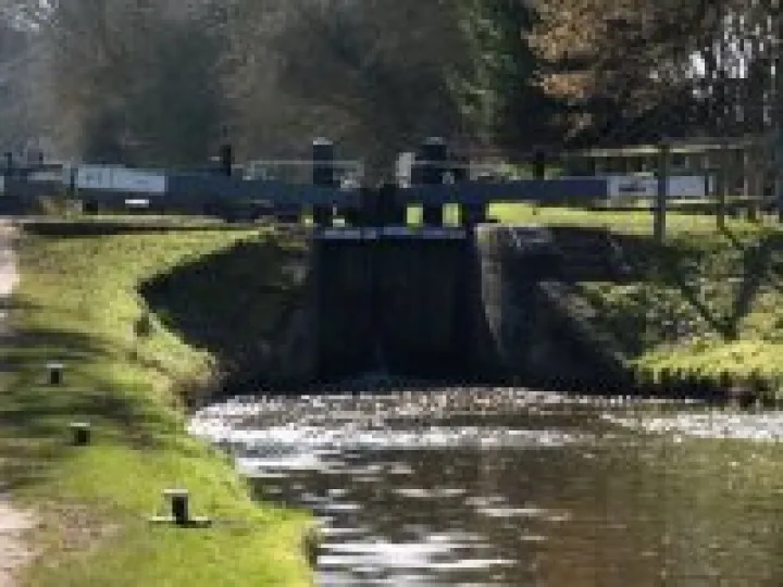Locks at Audlem, March 2010
