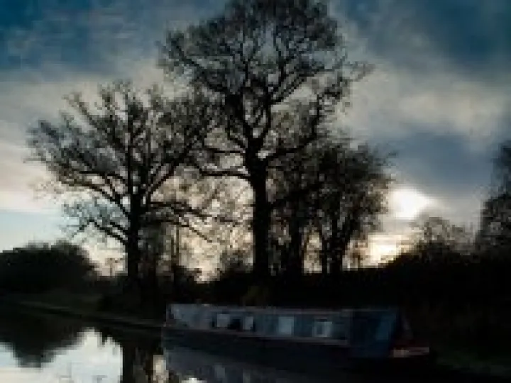 Canal at dusk