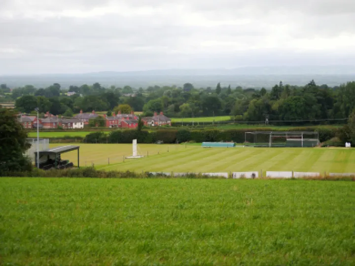 Malpas Sports Club from the Ox Heys