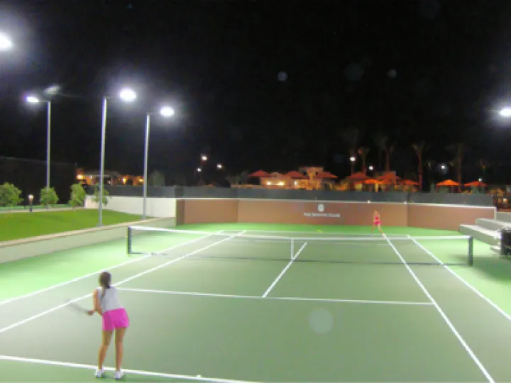 Floodlit Tennis