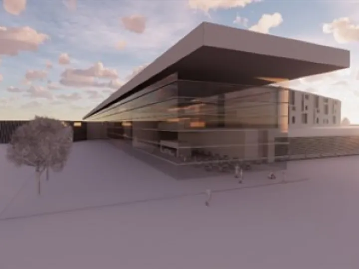 Architects impression of new Leighton Hospital