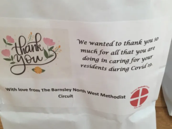 North West Gift Bags label