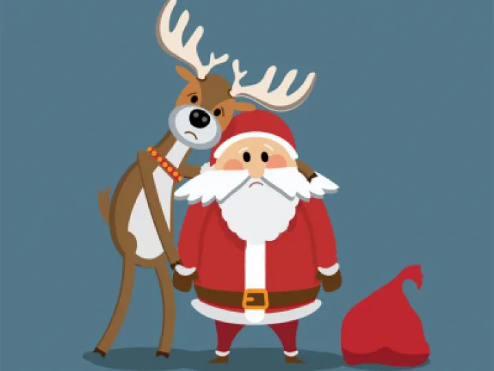 Sad Looking Santa 02