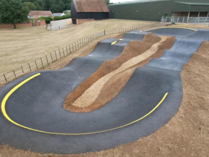 Ipswich pump track layout