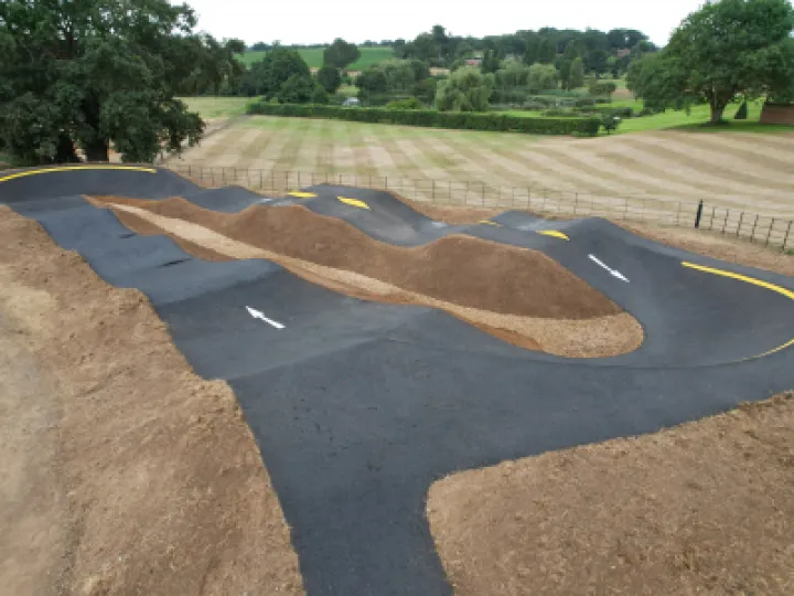 Ipswich pump track building