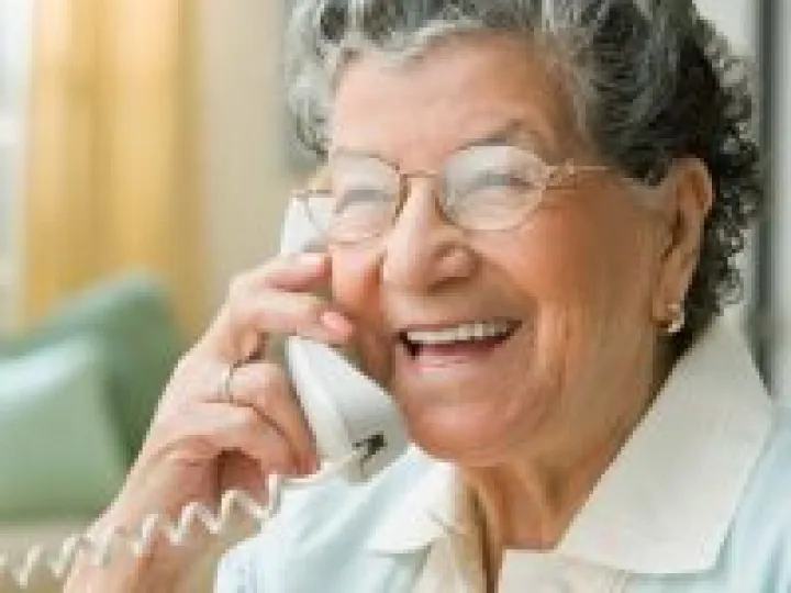 Older person on telephone 02