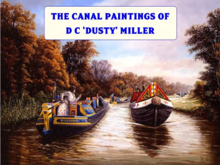 Canal Paintings of D C Dusty Miller