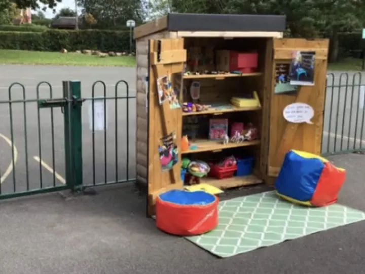 Amethyst Class outside learning area