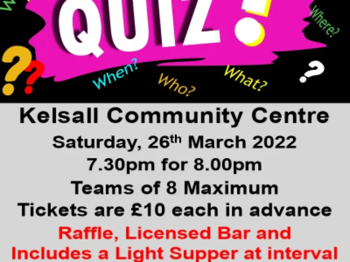 Big Quiz Poster March 2022
