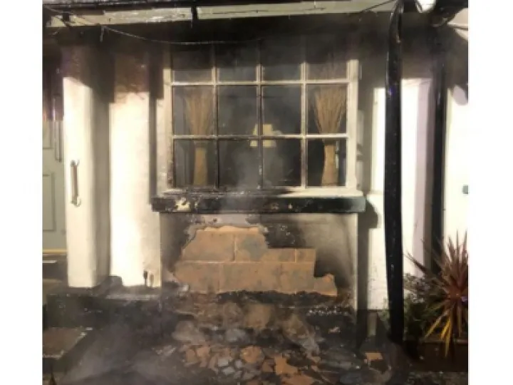 bridge fire