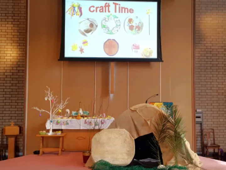 Easter altar