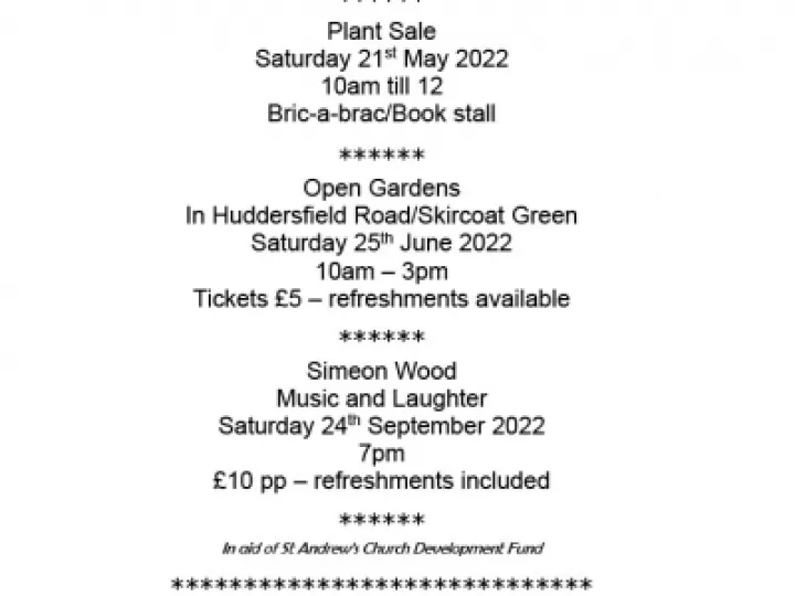 Events at St- Andrews