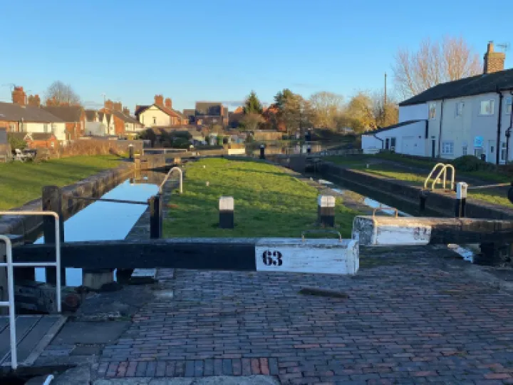 Lock 63 on the Trent and Mersey Canal