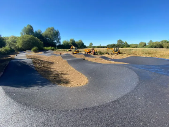 Kidlington pump track for private client
