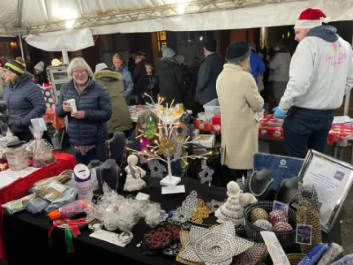 Jane Lush Tarvin Commnity Centre Puzzle stall and Soroptomist international Chester Recycled craft