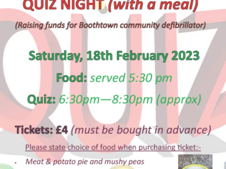 Quiz Night &ndash; 18 February 2023