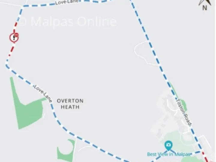 Overton Heath Lane March 2023