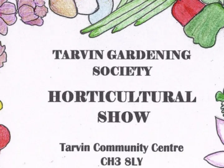 Tarvin Gdn Soc 2023 show poster